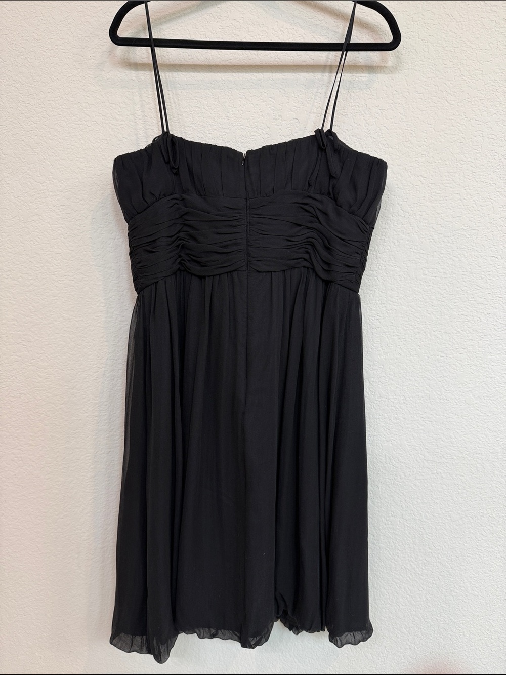 London Times Black Spaghetti-Strap Mini Dress - Picture 8 of 10